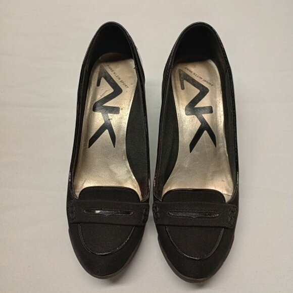 Anne Klein AK Sports Tagolong Black Wedge Shoes Size 7M - Picture 6 of 6